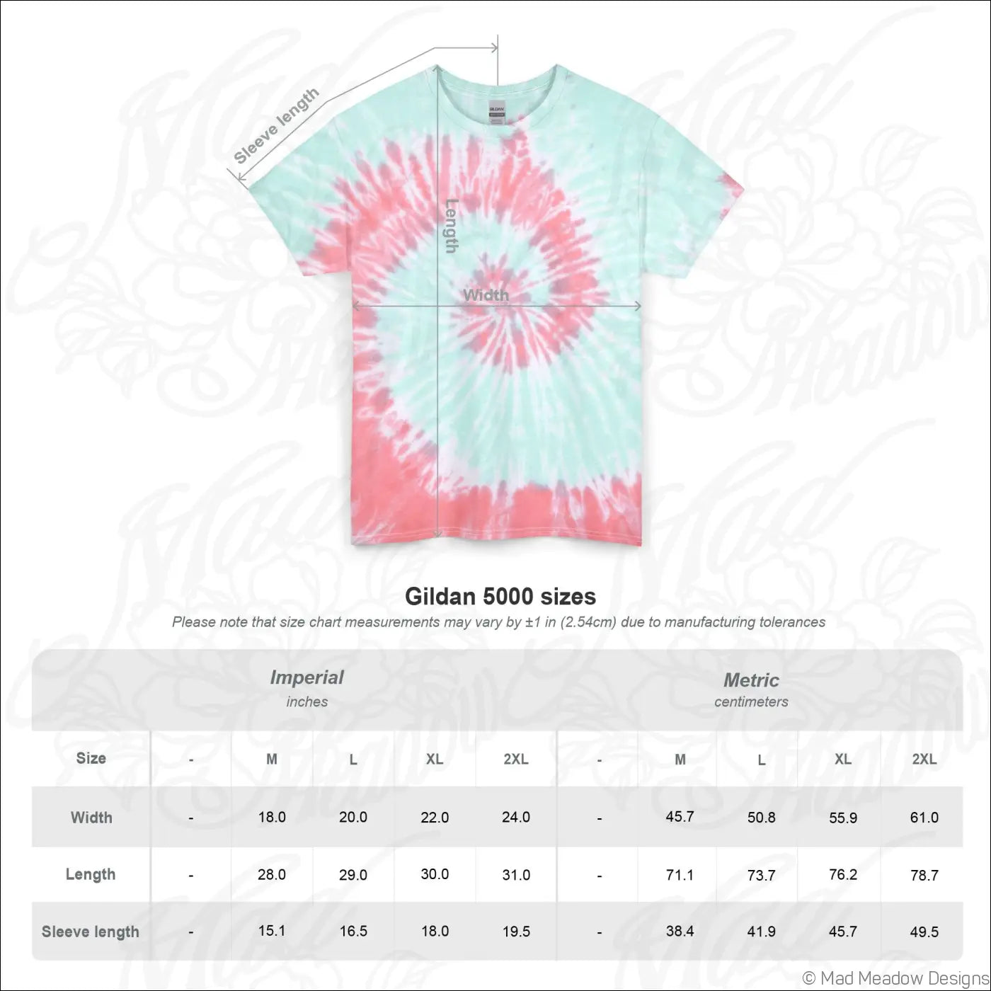 Tarot Sun and Moon tie-dye t-shirt with pink mint swirl made of ring-spun cotton, machine wash care instructions included