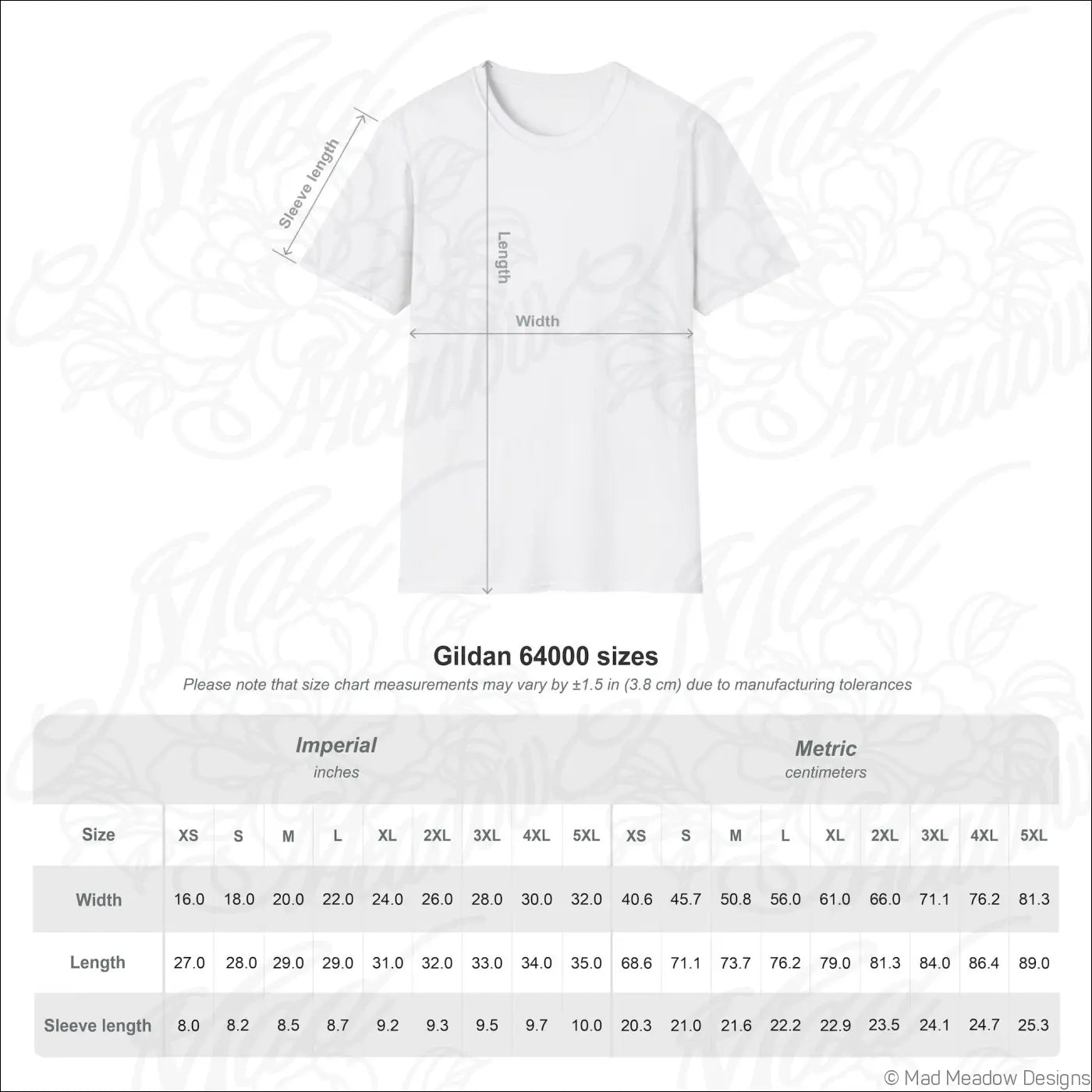 White gildan 64000 t-shirt with simple crew neck made of ethically sourced cotton featuring vintage tarot design for low heat care