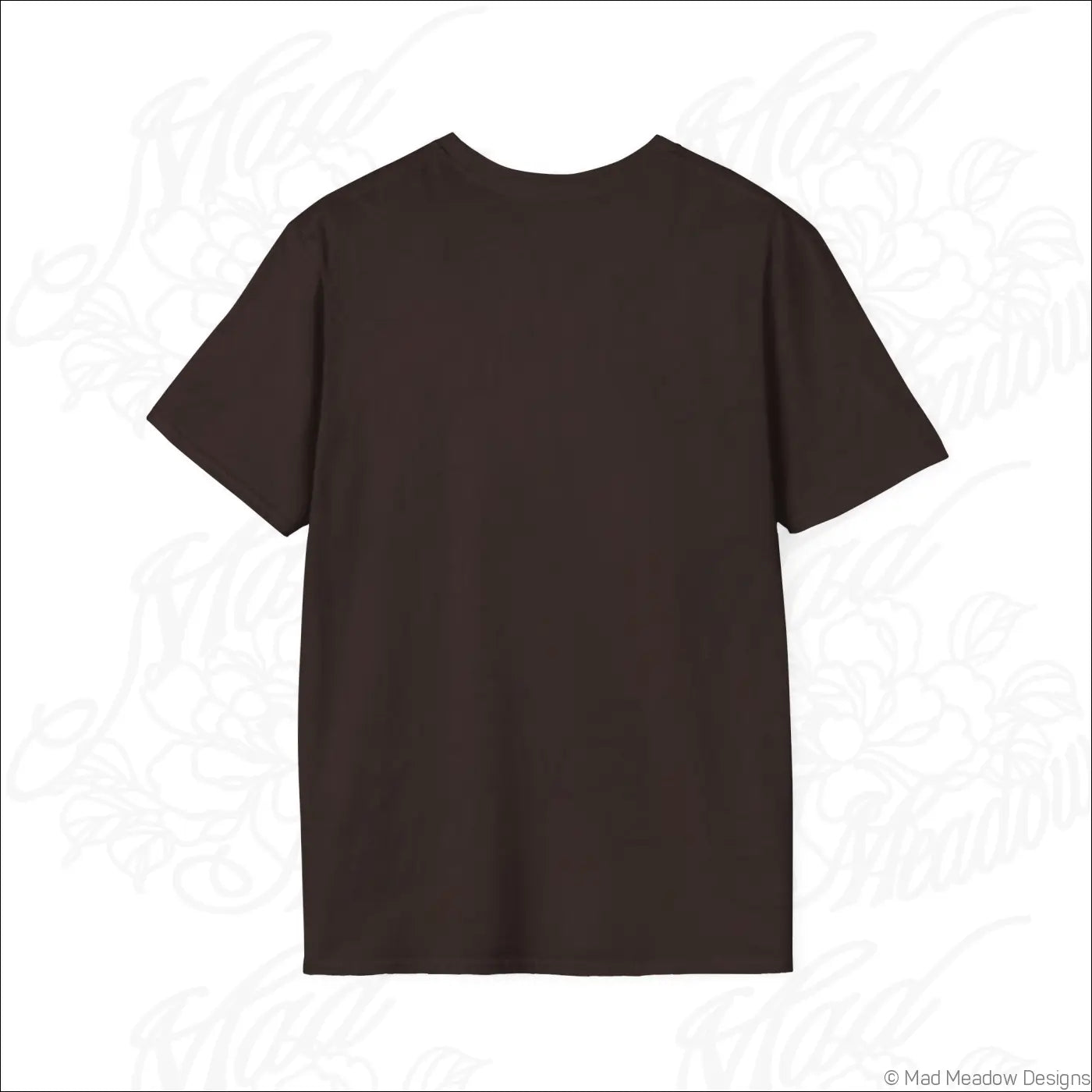 A plain dark brown short-sleeved sun tarot card t-shirt made of ethically sourced cotton with vintage tarot vibes