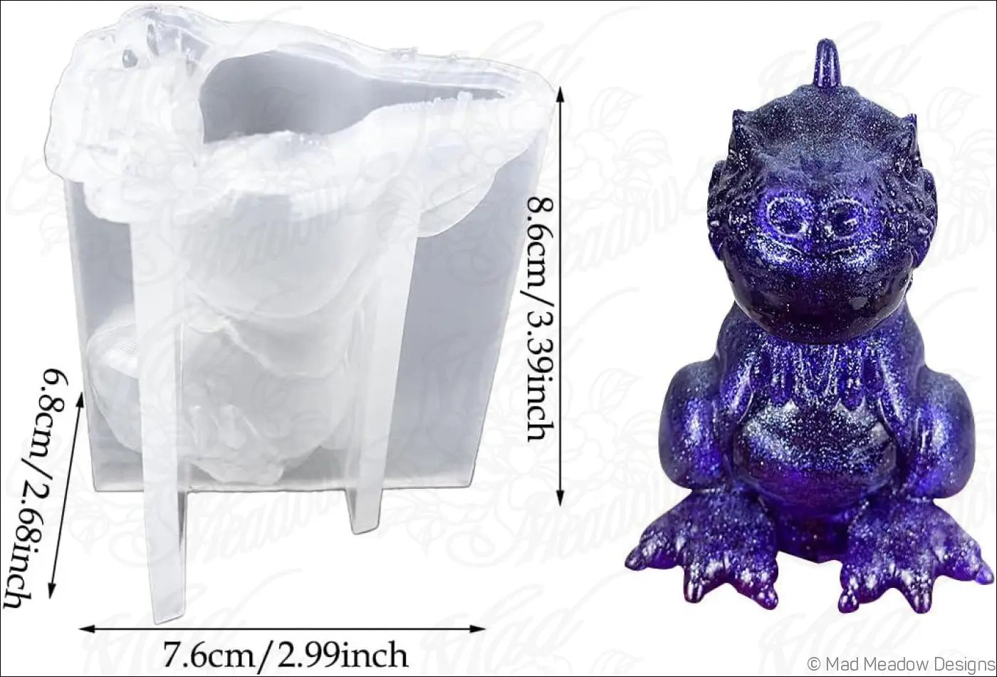 Tortoise Turtle and T-Rex Dinosaur Resin Molds Bundle Flexible Silicone Molds 4Pcs