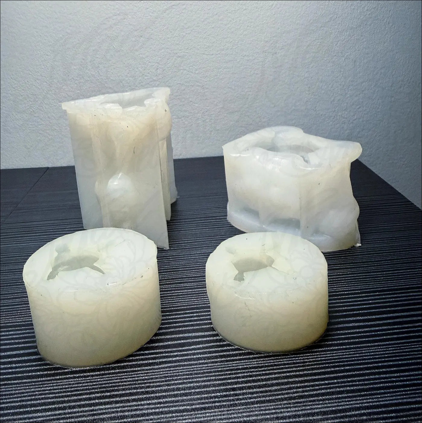 Tortoise Turtle and T-Rex Dinosaur Resin Molds Bundle Flexible Silicone Molds 4Pcs