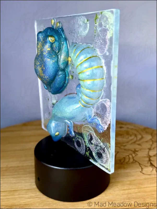 Whimsical Glowing Tree Frog and Gecko RGB Color Change Night Light - Light